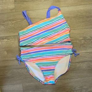 Stripe swimsuit